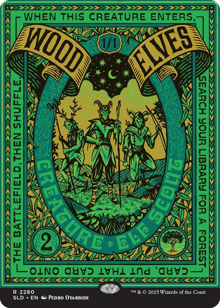 Wood Elves (2280) [Secret Lair Drop]