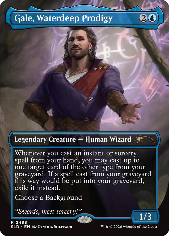 Gale, Waterdeep Prodigy (2488) [Secret Lair Drop]