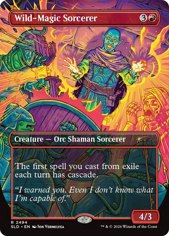 Wild-Magic Sorcerer (2494) [Secret Lair Drop]