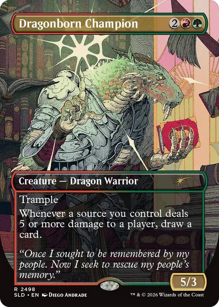 Dragonborn Champion (2498) [Secret Lair Drop]