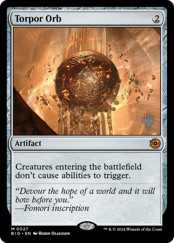 Torpor Orb (27) [Lorwyn Eclipsed Promos]