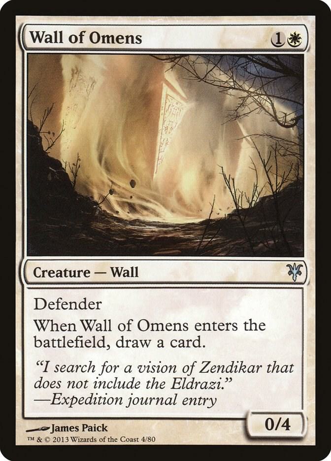 Wall of Omens (4) [Duel Decks: Sorin vs. Tibalt]