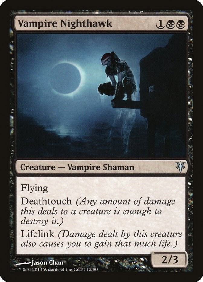 Vampire Nighthawk (12) [Duel Decks: Sorin vs. Tibalt]