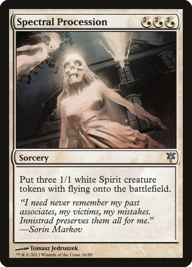 Spectral Procession (26) [Duel Decks: Sorin vs. Tibalt]