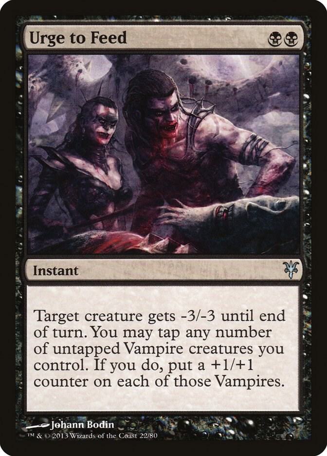 Urge to Feed (22) [Duel Decks: Sorin vs. Tibalt]