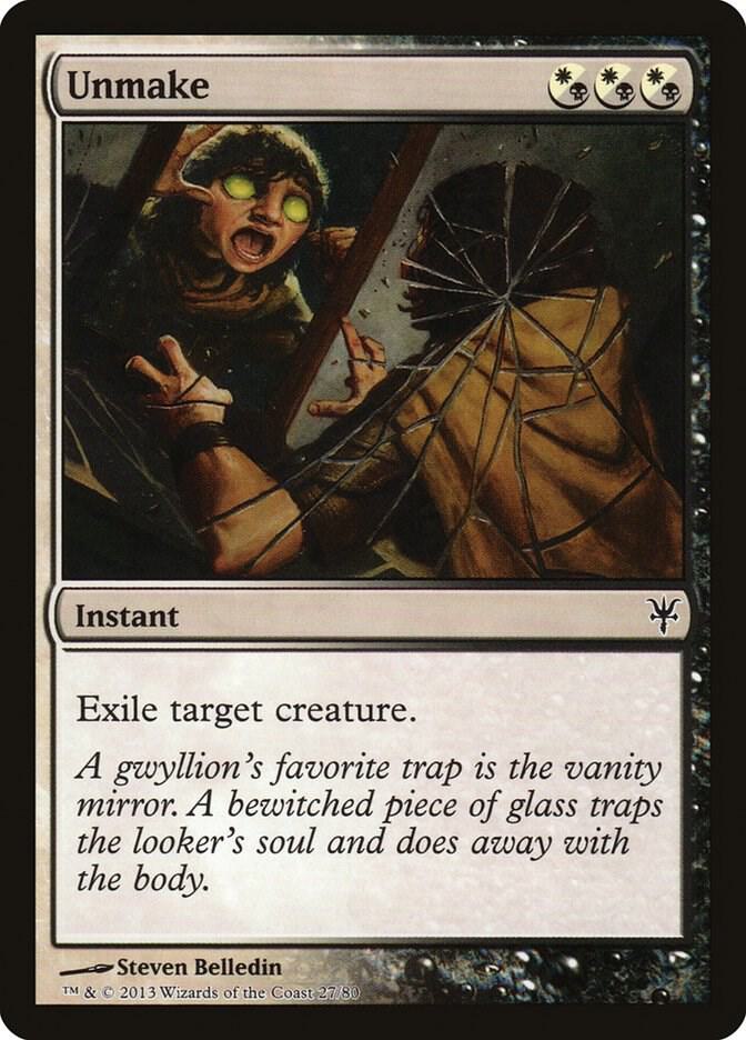 Unmake (27) [Duel Decks: Sorin vs. Tibalt]