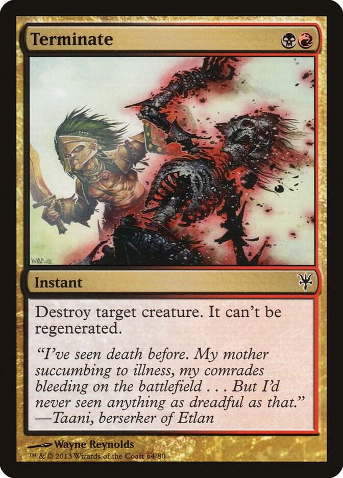 Terminate (64) [Duel Decks: Sorin vs. Tibalt]