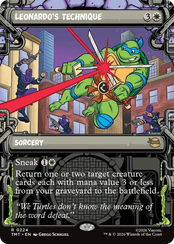 Leonardo's Technique (Showcase) (224) [Teenage Mutant Ninja Turtles]
