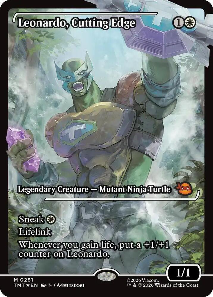 Leonardo, Cutting Edge (Showcase) (281) [Teenage Mutant Ninja Turtles]