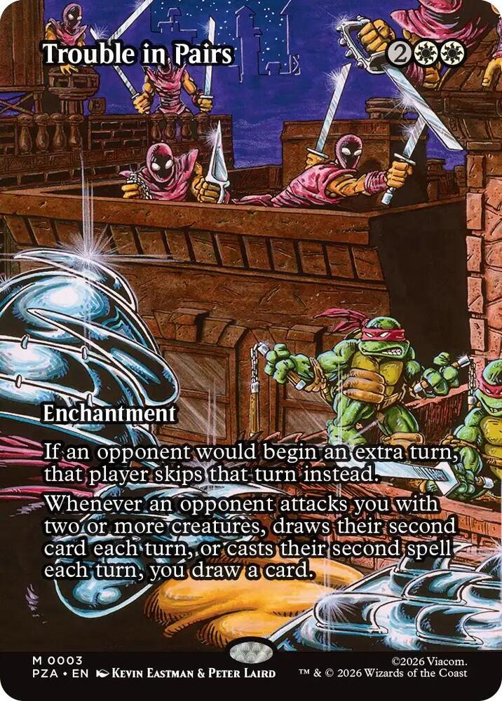 Trouble in Pairs (Borderless) (3) [Teenage Mutant Ninja Turtles Source Material]