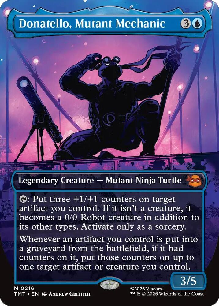 Donatello, Mutant Mechanic (Borderless) (216) [Teenage Mutant Ninja Turtles]