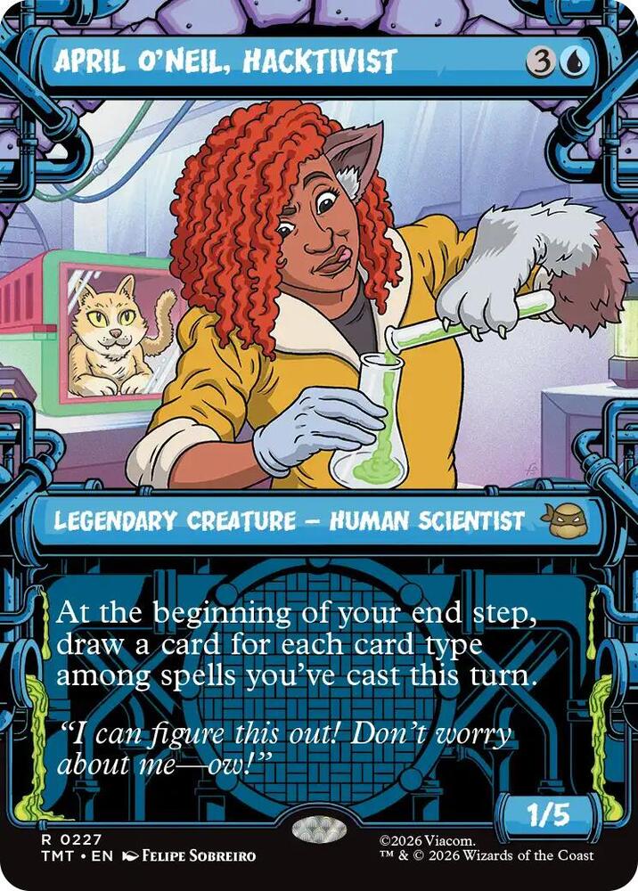 April O'Neil, Hacktivist (0227) (Showcase) [Teenage Mutant Ninja Turtles]