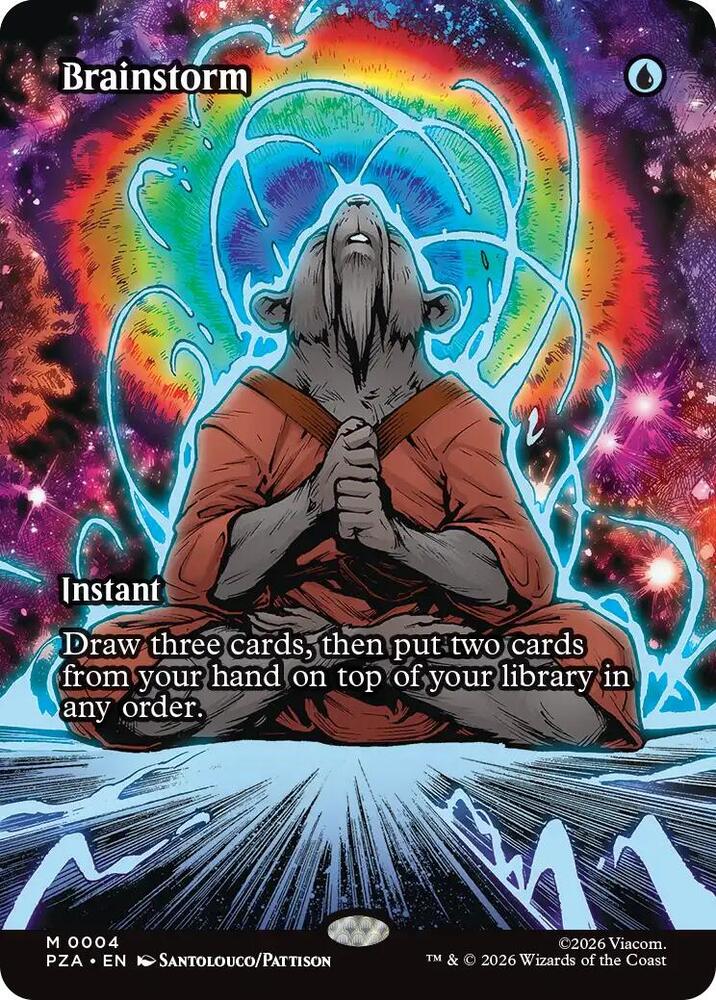 Brainstorm (Borderless) (4) [Teenage Mutant Ninja Turtles Source Material]