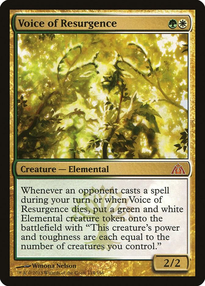 Voice of Resurgence (114) [Dragon's Maze]