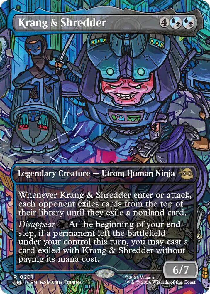 Krang & Shredder (Borderless) (201) [Teenage Mutant Ninja Turtles]