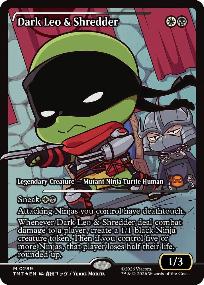 Dark Leo & Shredder (Showcase) (289) [Teenage Mutant Ninja Turtles]