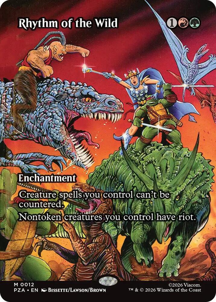 Rhythm of the Wild (Borderless) (12) [Teenage Mutant Ninja Turtles Source Material]