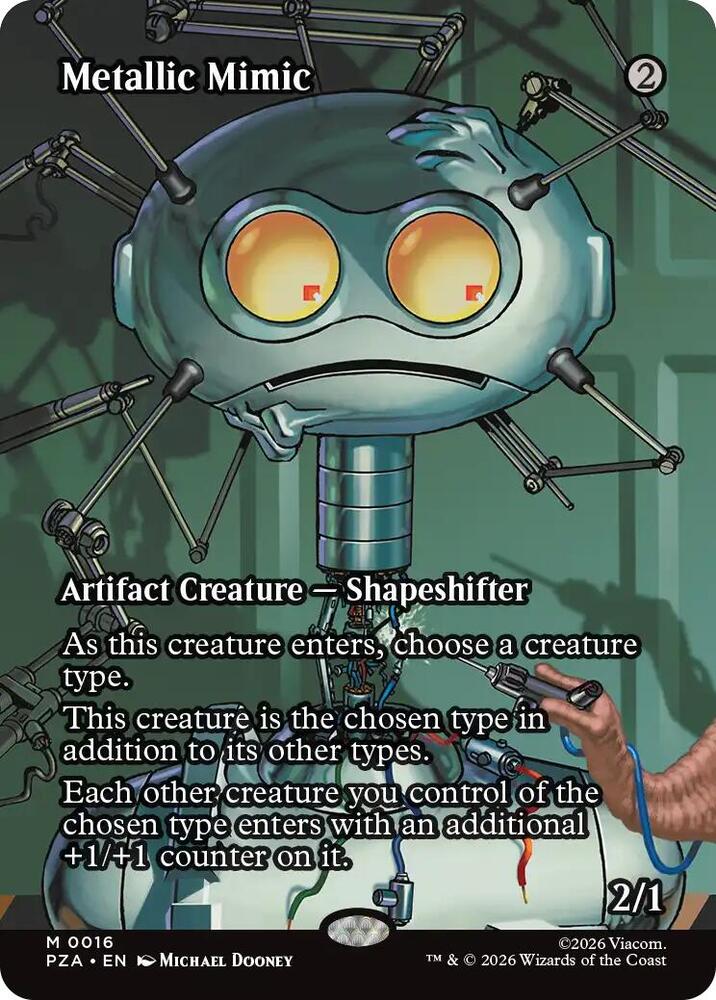 Metallic Mimic (Borderless) (16) [Teenage Mutant Ninja Turtles Source Material]