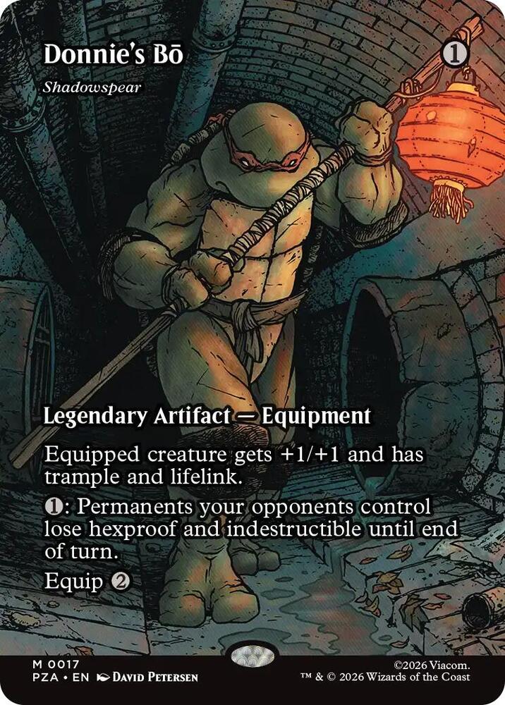 Donnie's Bo - Shadowspear (Borderless) (17) [Teenage Mutant Ninja Turtles Source Material]