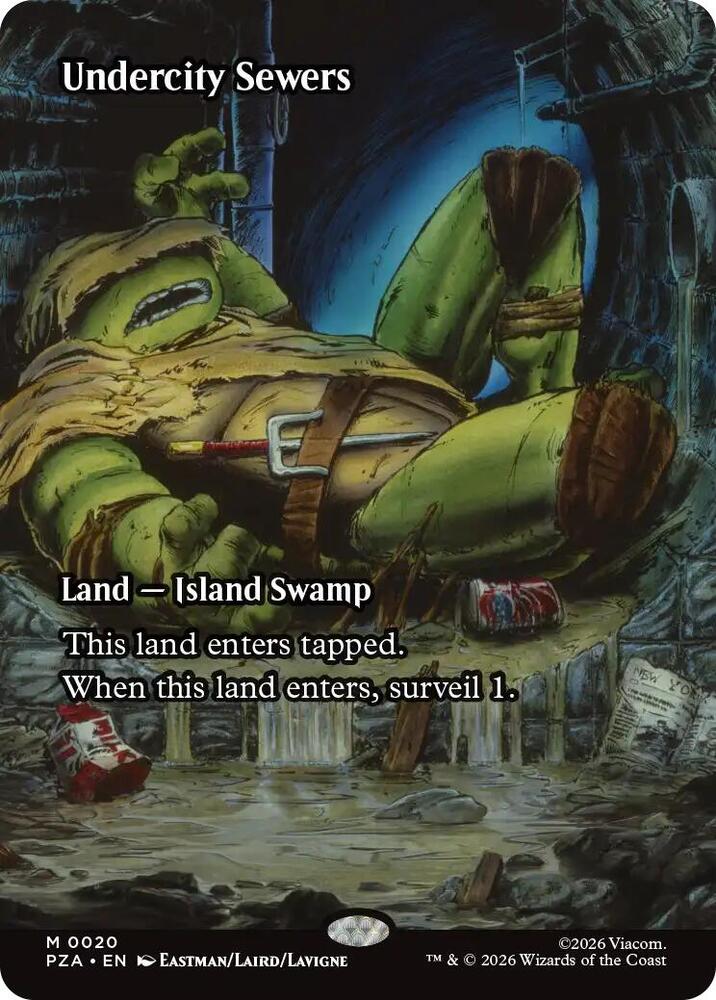 Undercity Sewers (Borderless) (20) [Teenage Mutant Ninja Turtles Source Material]