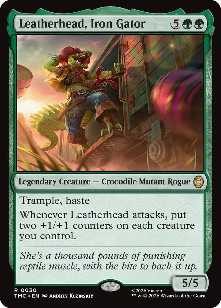 Leatherhead, Iron Gator (30) [Teenage Mutant Ninja Turtles Commander]