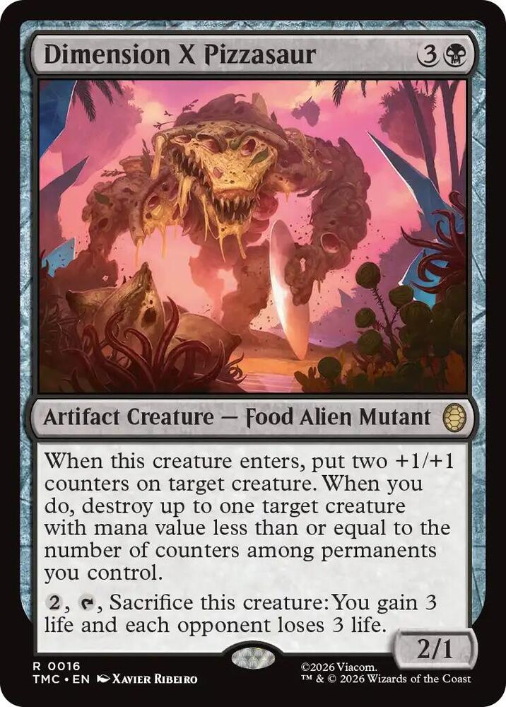 Dimension X Pizzasaur (16) [Teenage Mutant Ninja Turtles Commander]