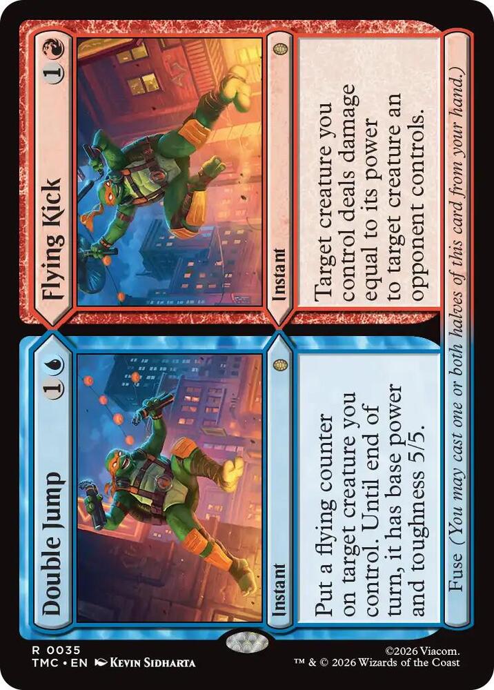 Double Jump // Flying Kick (35) [Teenage Mutant Ninja Turtles Commander]