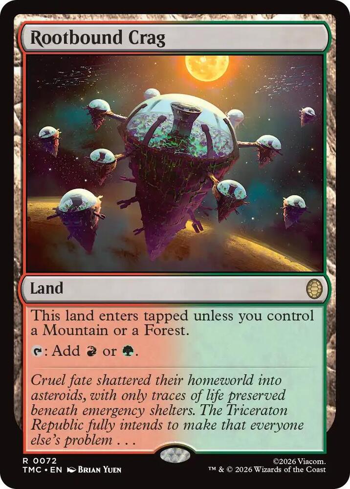 Rootbound Crag (72) [Teenage Mutant Ninja Turtles Commander]