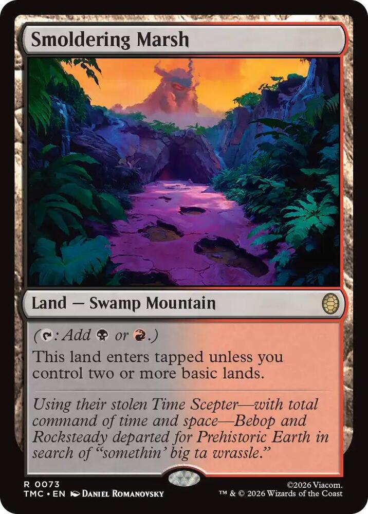 Smoldering Marsh (73) [Teenage Mutant Ninja Turtles Commander]