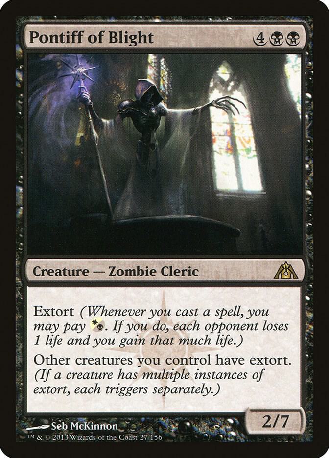 Pontiff of Blight (27) [Dragon's Maze]