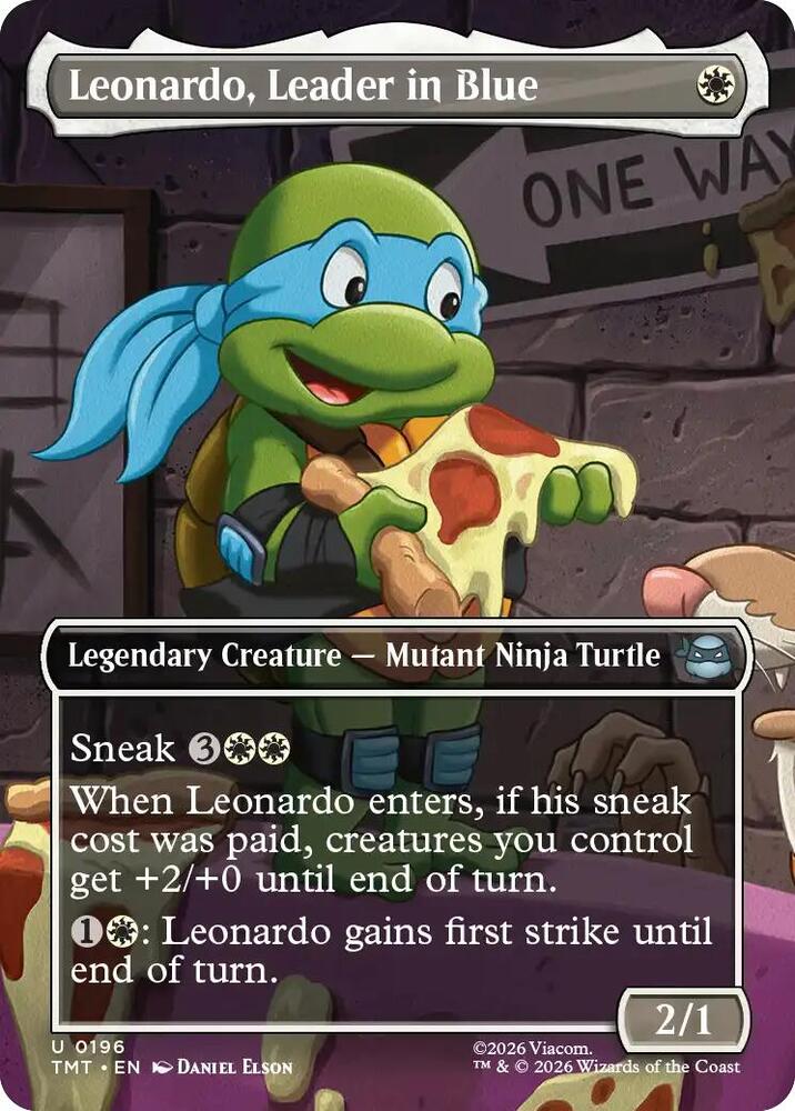 Leonardo, Leader in Blue (Borderless) (196) [Teenage Mutant Ninja Turtles]