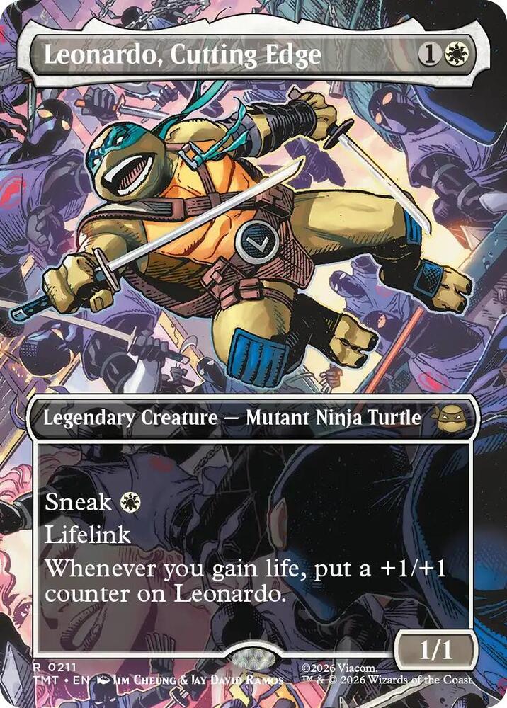 Leonardo, Cutting Edge (Borderless) (211) [Teenage Mutant Ninja Turtles]