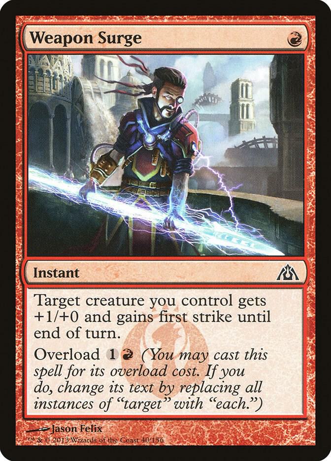 Weapon Surge (40) [Dragon's Maze]