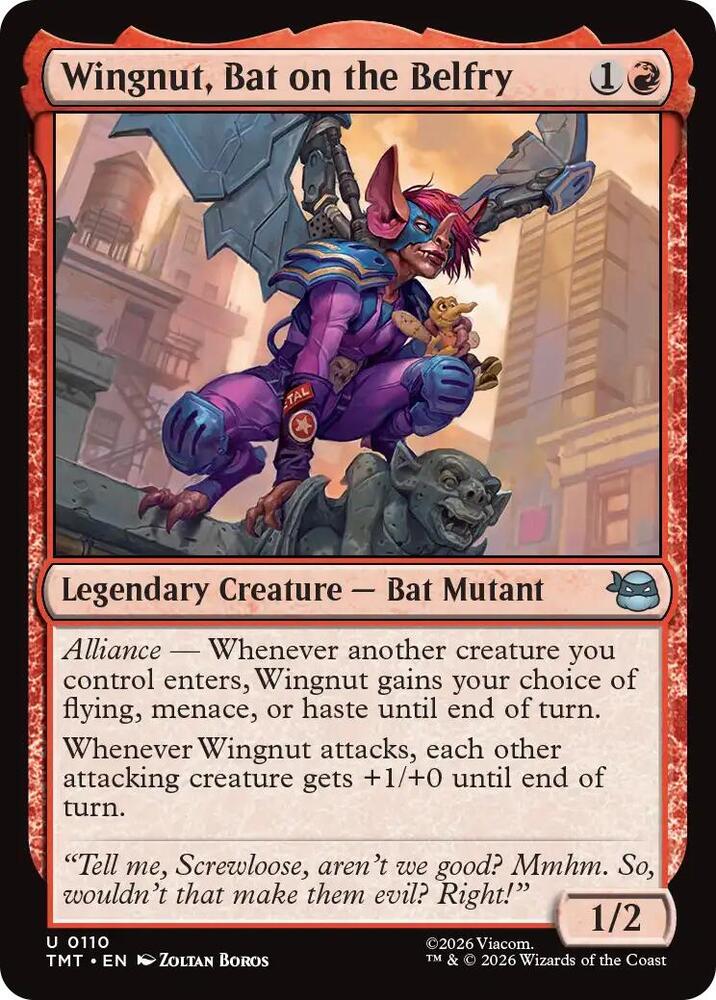 Wingnut, Bat on the Belfry (110) [Teenage Mutant Ninja Turtles]