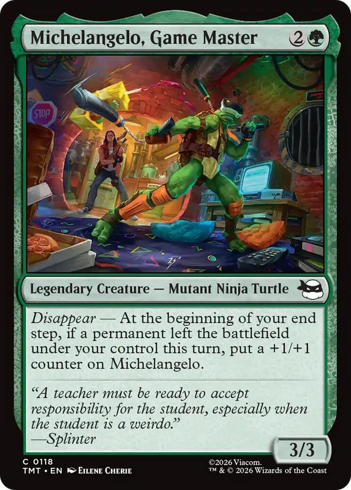 Michelangelo, Game Master (118) [Teenage Mutant Ninja Turtles]