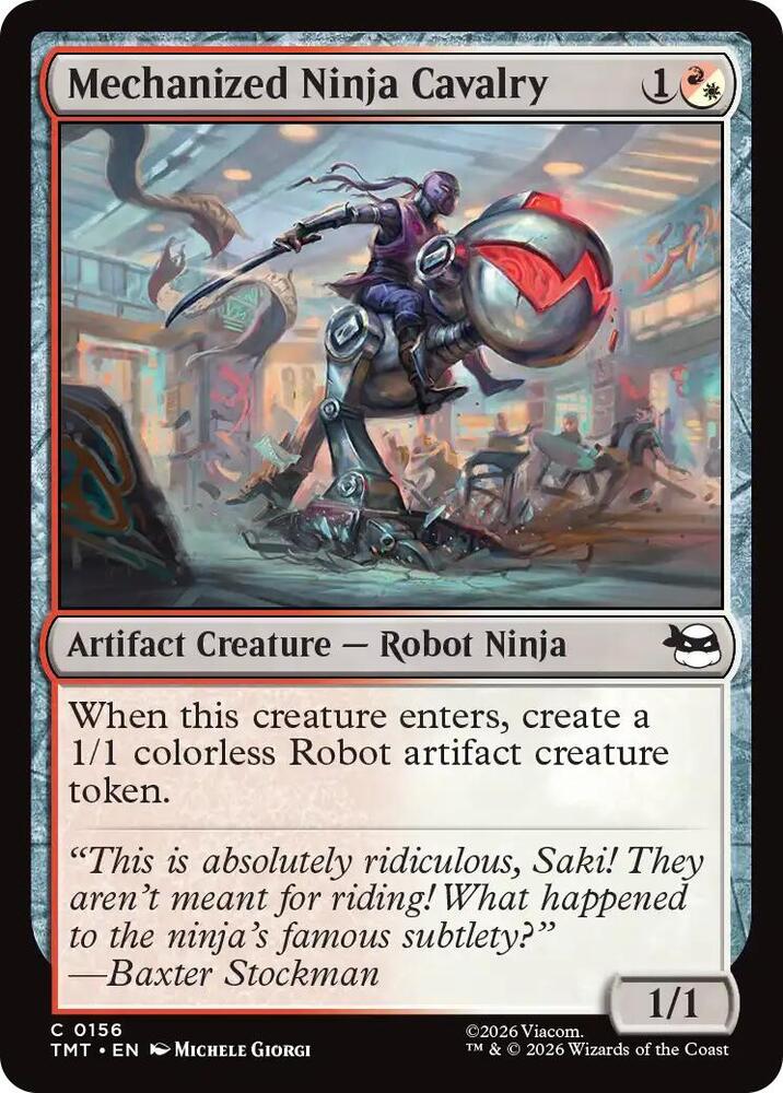 Mechanized Ninja Cavalry (156) [Teenage Mutant Ninja Turtles]