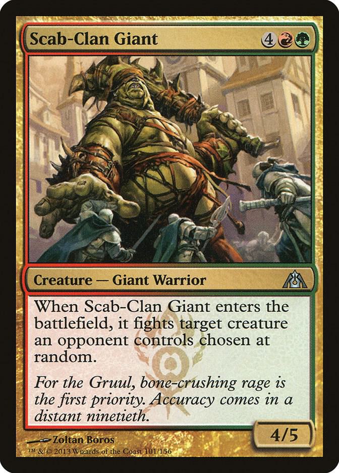 Scab-Clan Giant (101) [Dragon's Maze]
