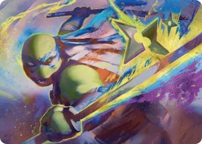 Leonardo's Technique Art Card (2) [Teenage Mutant Ninja Turtles Art Series]