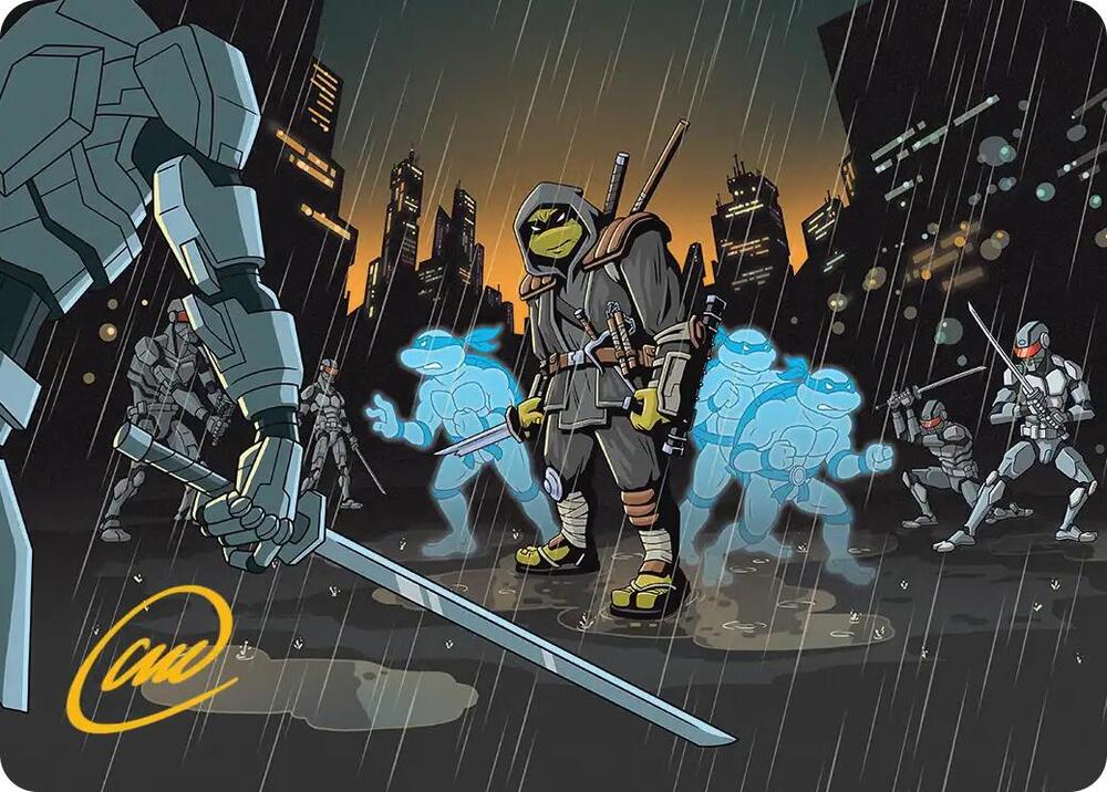 The Last Ronin's Technique Art Card (Gold-Stamped Signature) (23) [Teenage Mutant Ninja Turtles Art Series]