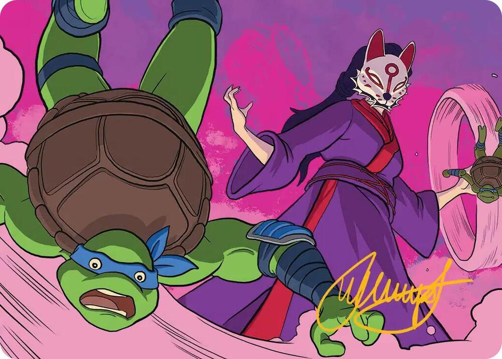 Kitsune's Technique Art Card (Gold-Stamped Signature) (24) [Teenage Mutant Ninja Turtles Art Series]