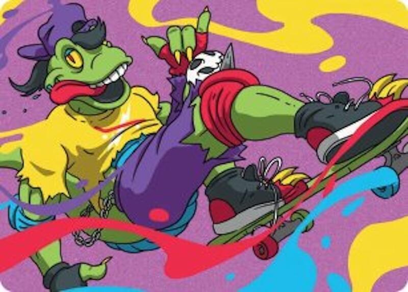 Mondo Gecko Art Card (26) [Teenage Mutant Ninja Turtles Art Series]