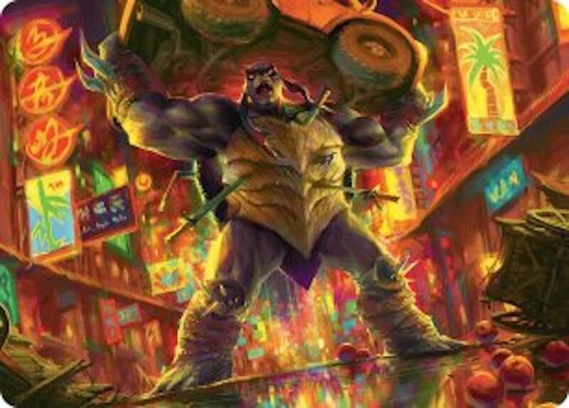 Slash, Reptile Rampager Art Card (10) [Teenage Mutant Ninja Turtles Art Series]