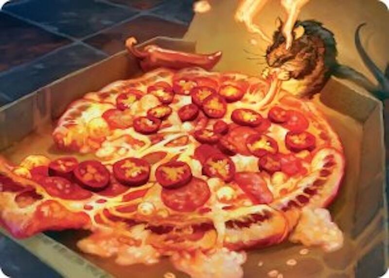 Spicy Oatmeal Pizza Art Card (11) [Teenage Mutant Ninja Turtles Art Series]