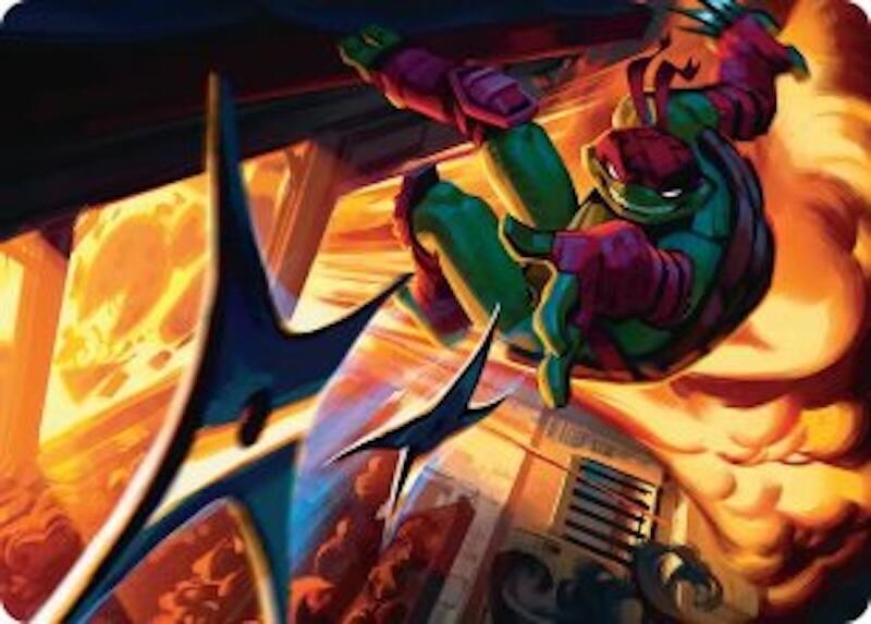 Storm of Steel Art Card (48) [Teenage Mutant Ninja Turtles Art Series]