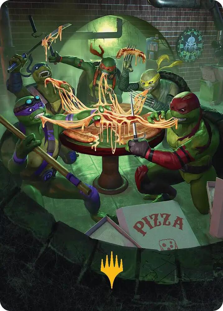 Food Chain Art Card (Gold-Stamped) (33) [Teenage Mutant Ninja Turtles Art Series]