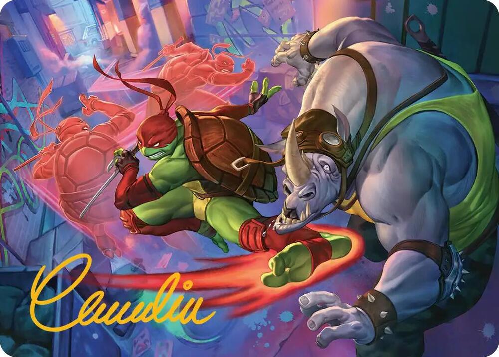 Super Combo Art Card (Gold-Stamped Signature) (44) [Teenage Mutant Ninja Turtles Art Series]