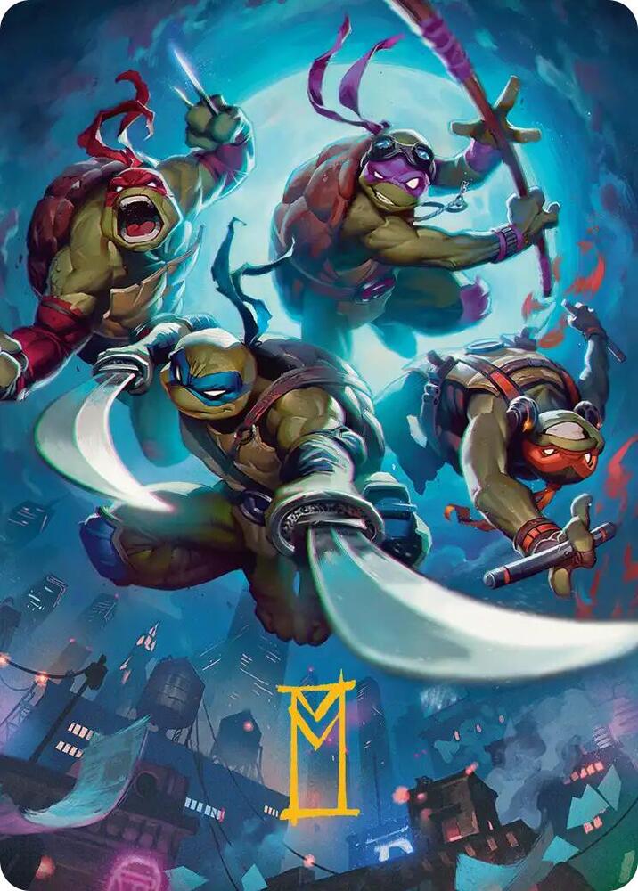 Heroes in a Half Shell Art Card (Gold-Stamped Signature) (41) [Teenage Mutant Ninja Turtles Art Series]
