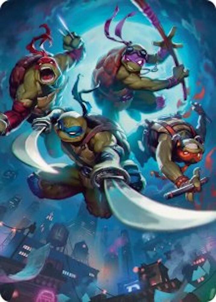 Heroes in a Half Shell Art Card (41) [Teenage Mutant Ninja Turtles Art Series]