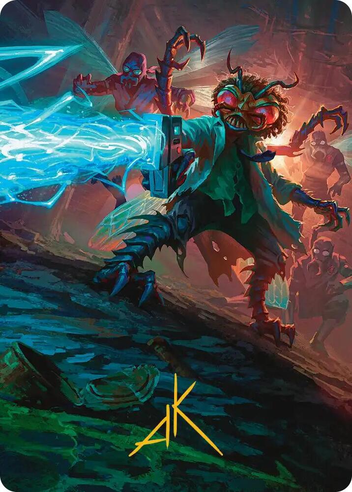 Baxter, Exzzperimental Zzientist Art Card (Gold-Stamped Signature) (51) [Teenage Mutant Ninja Turtles Art Series]