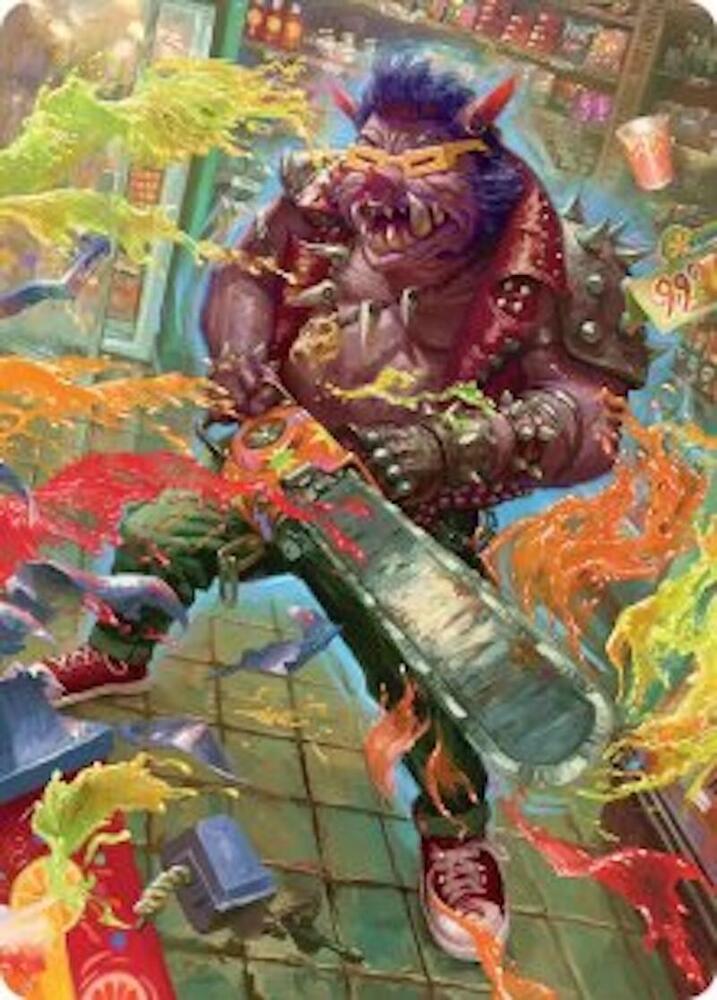 Bebop, Porcine Punk Art Card (52) [Teenage Mutant Ninja Turtles Art Series]